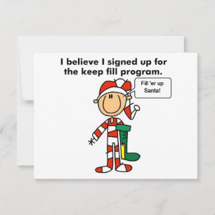 Christmas Keep Fill Program Tshirts and Gifts