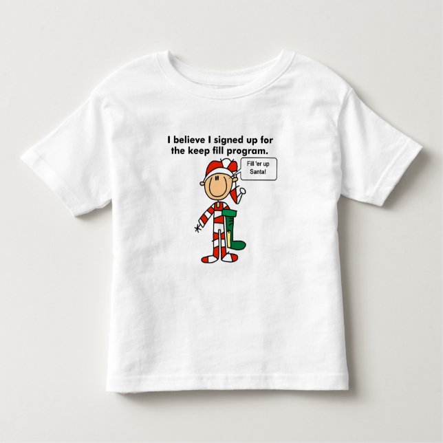Christmas Keep Fill Program Tshirts and Gifts (Front)
