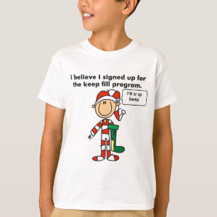 Christmas Keep Fill Program Tshirts and Gifts