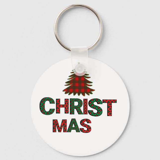  Christmas  Key Ring (Front)