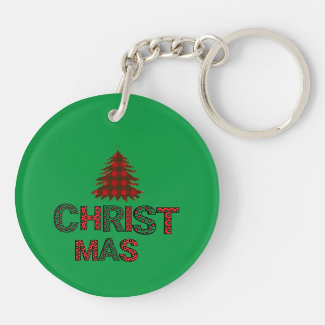  Christmas  Key Ring (Back)