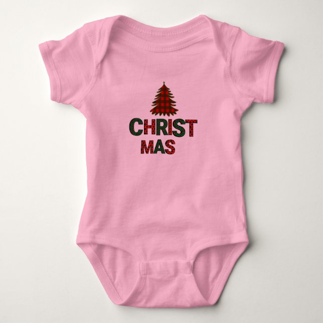  Christmas Kids Baby Bodysuit (Front)