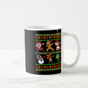Christmas Kids Santa Claus Dabbing Squad Men Women Coffee Mug