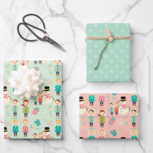 Christmas Kids Wrapping Paper
