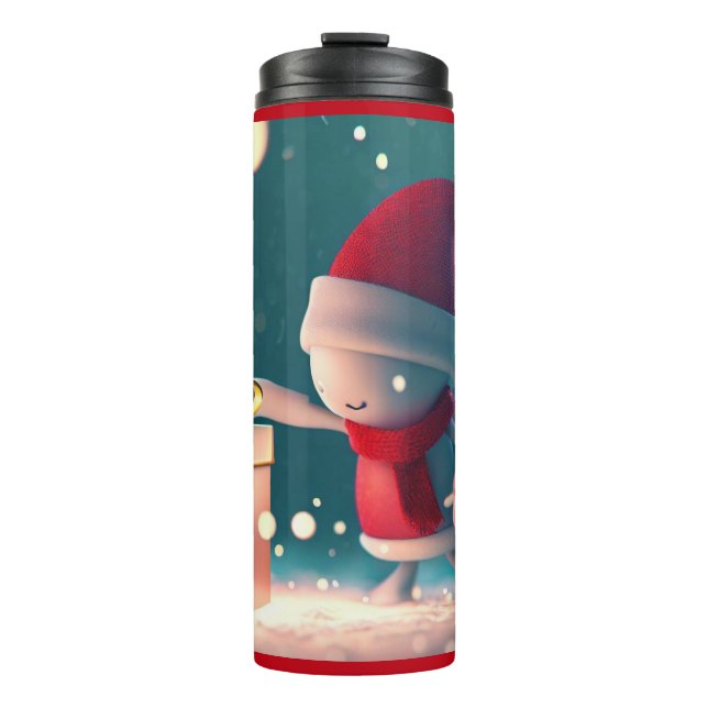 Christmas Kindness 3 Thermal Tumbler (Front)