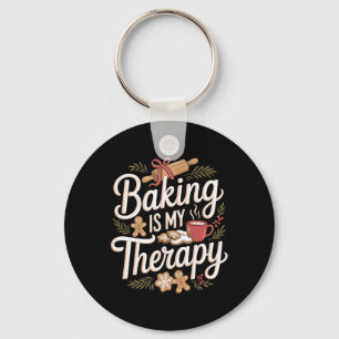 Christmas King For Gingerbread And Cookie Lover Key Ring