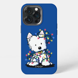 Christmas KiniArt Delightful Westie iPhone 13 Pro Case