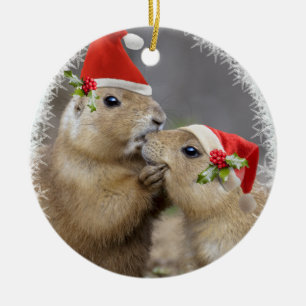 Christmas Kiss Ornament