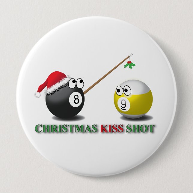 Christmas Kiss Shot buttons (Front)