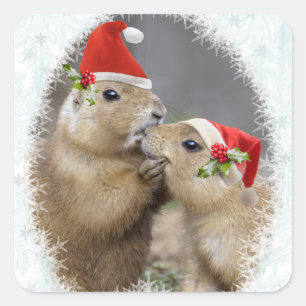 Christmas Kiss Sticker
