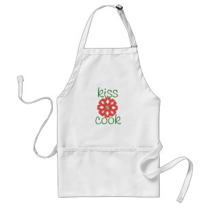 Christmas "kiss the cook" standard apron