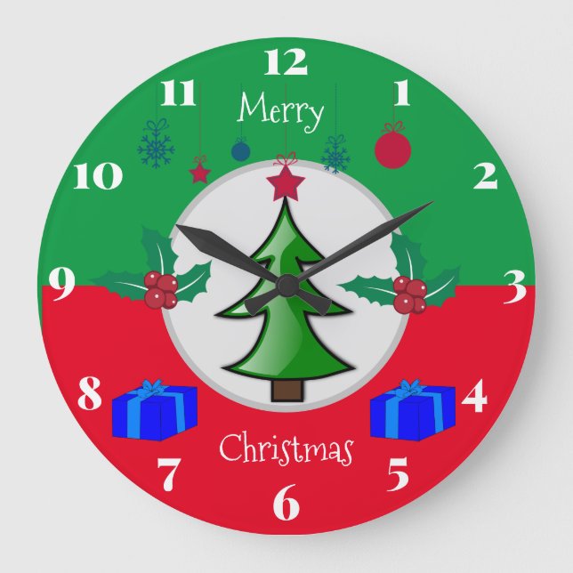 Christmas Kitchen Clock (Front)