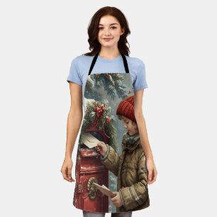 Christmas kitchen cozy festive cooking wear apron