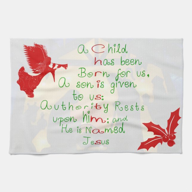 Christmas Kitchen Towel (Horizontal)