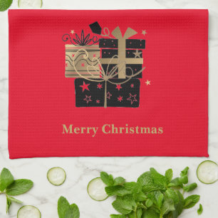 Christmas Kitchen Towel Merry Christmas Presents