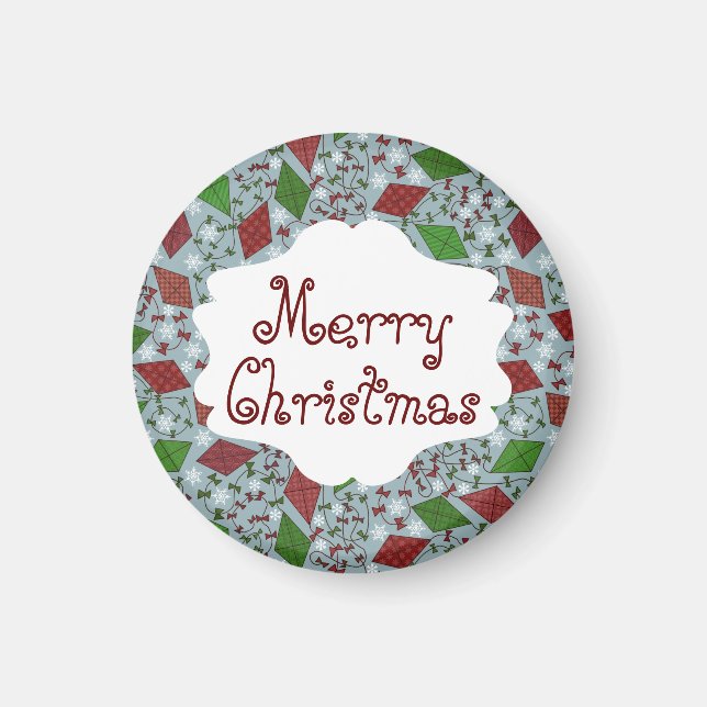 Christmas Kites, magnet (Front)