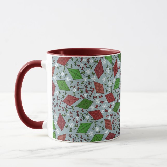 Christmas Kites, mug (Left)