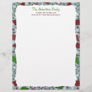 Christmas Kites, personalised letterhead