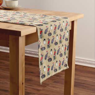 Christmas Kits Party Table Runner (Gold)