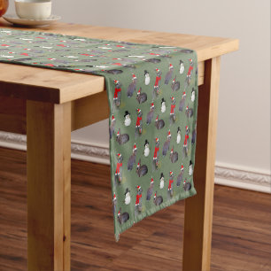 Christmas Kits Party Table Runner (Green)