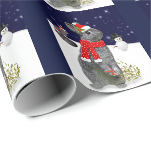 Christmas Kits Wrapping Paper (Navy)