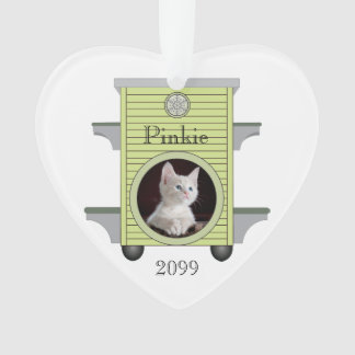 Christmas Kitten Cat Upload Photo Cat House Ornament