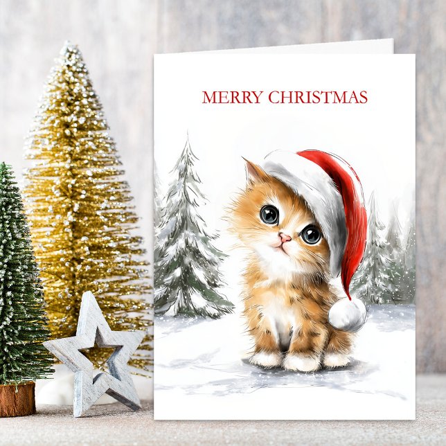 Christmas Kitten Holiday Card (Creator Uploaded)