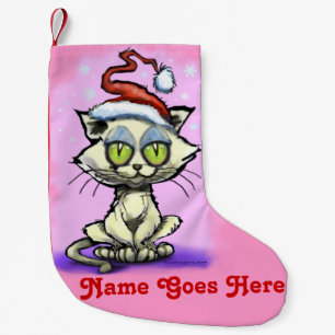 Christmas Kitten Small Christmas Stocking