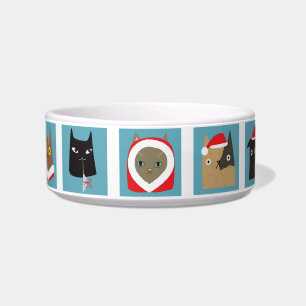 Christmas Kitty Cats Bowl