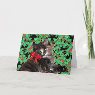 "Christmas Kitty" Greeting Card