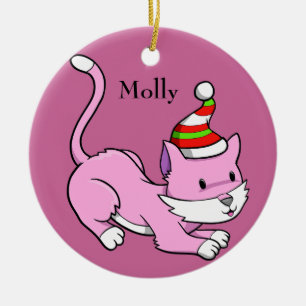Christmas Kitty "Molly" Ornament