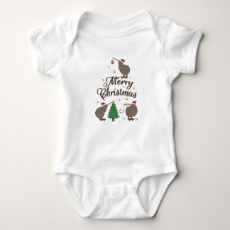 Christmas Kiwi Baby Bodysuit
