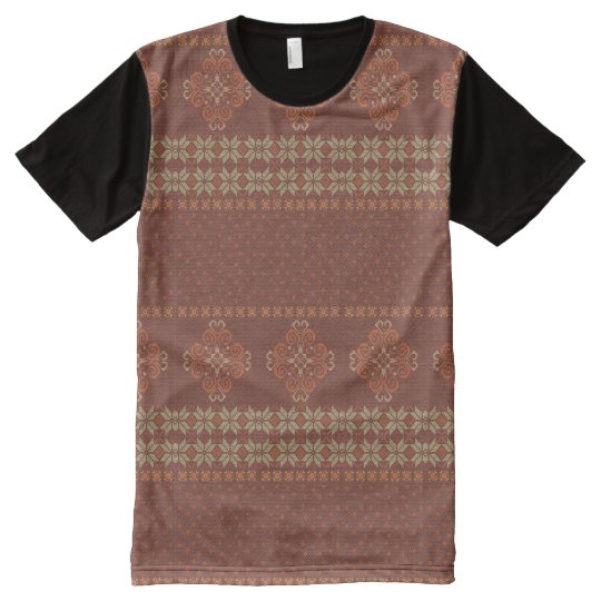 Christmas knitted pattern All-Over print T-Shirt