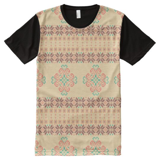 Christmas knitted pattern All-Over print T-Shirt