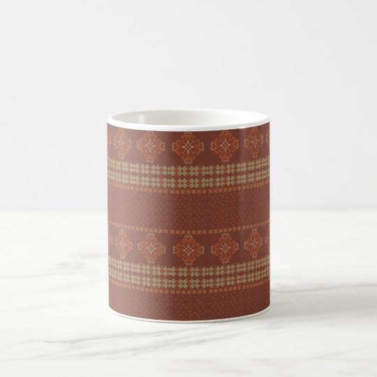 Christmas knitted pattern coffee mug
