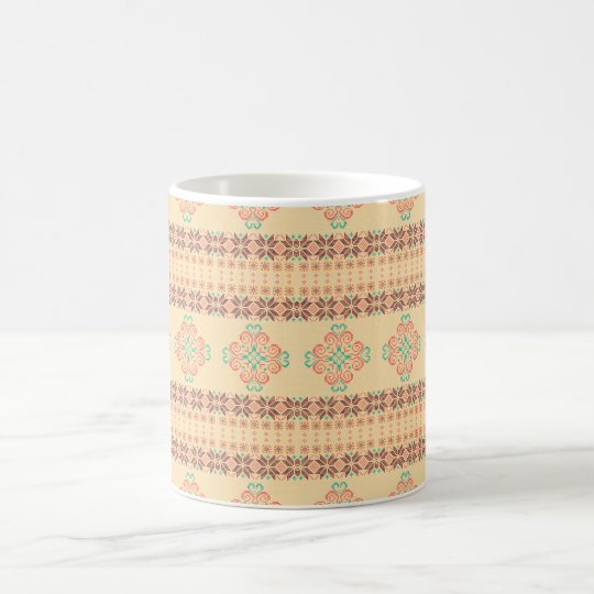 Christmas knitted pattern coffee mug