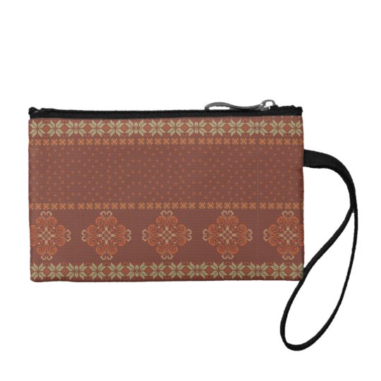 Christmas knitted pattern coin purse