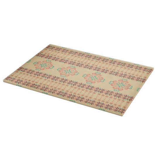 Christmas knitted pattern cutting board