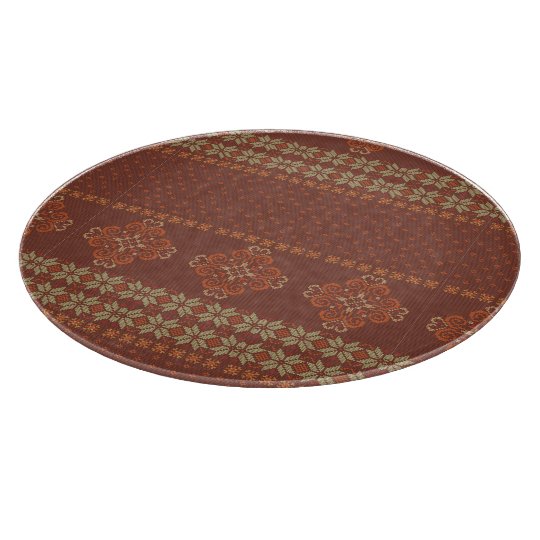 Christmas knitted pattern cutting board