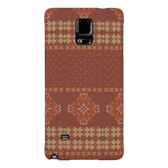 Christmas knitted pattern galaxy note 4 case