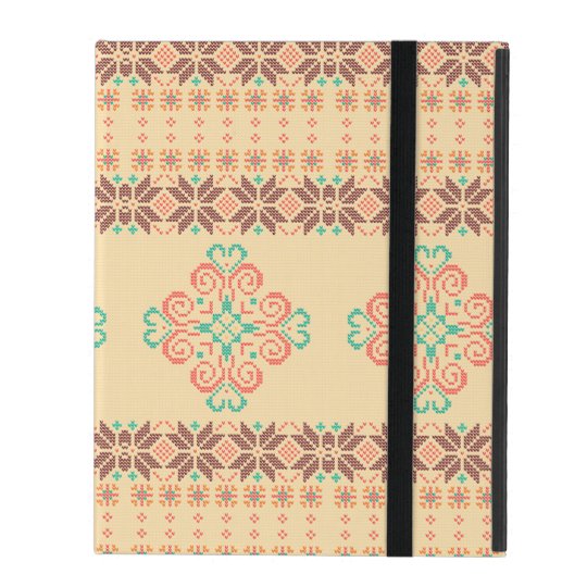 Christmas knitted pattern iPad case