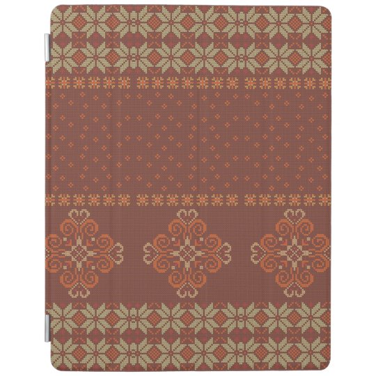 Christmas knitted pattern iPad cover