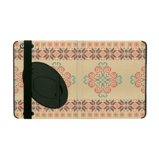 Christmas knitted pattern iPad folio case
