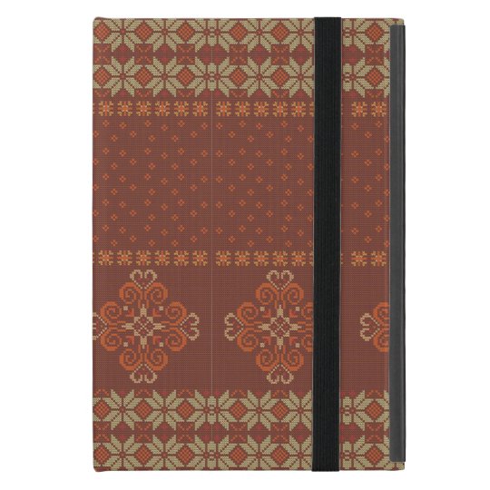 Christmas knitted pattern iPad mini case