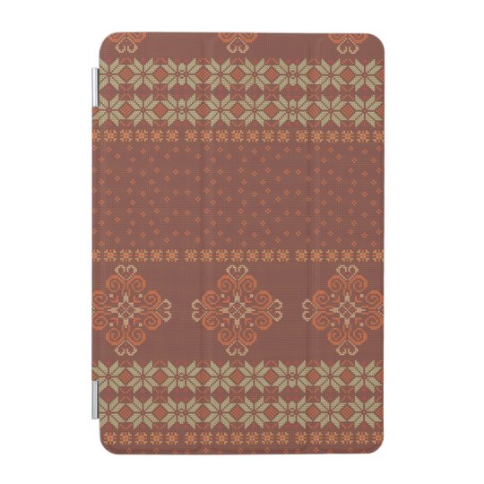 Christmas knitted pattern iPad mini cover