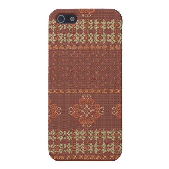 Christmas knitted pattern iPhone 5/5S covers