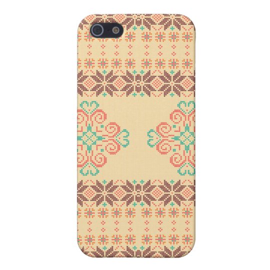 Christmas knitted pattern iPhone 5 cases