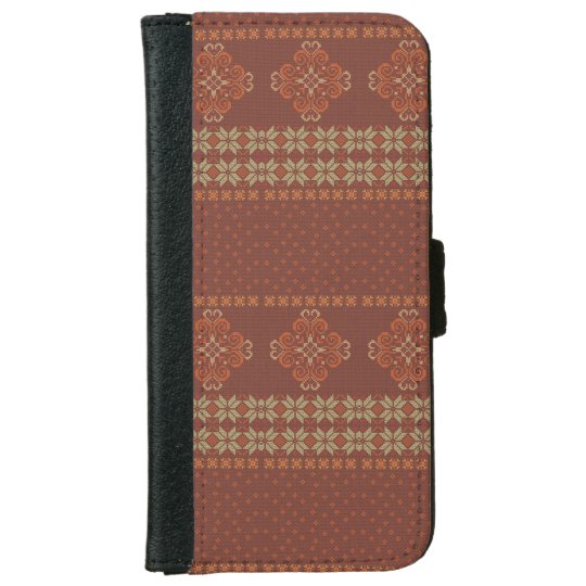 Christmas knitted pattern iPhone 6 wallet case