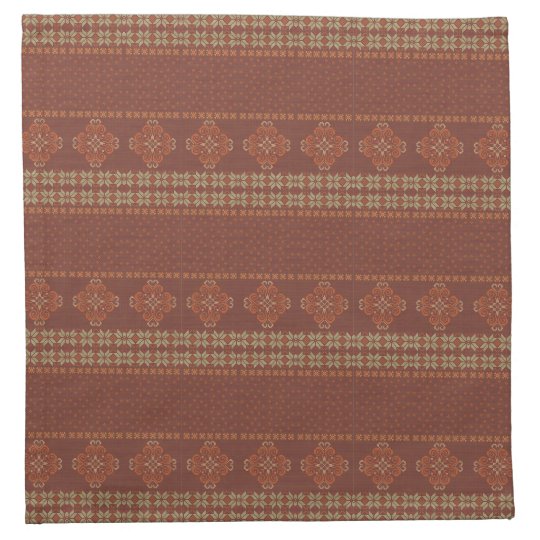 Christmas knitted pattern napkin