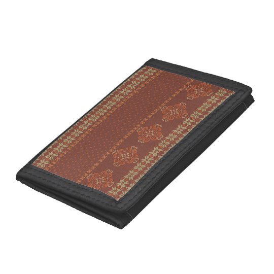 Christmas knitted pattern tri-fold wallets